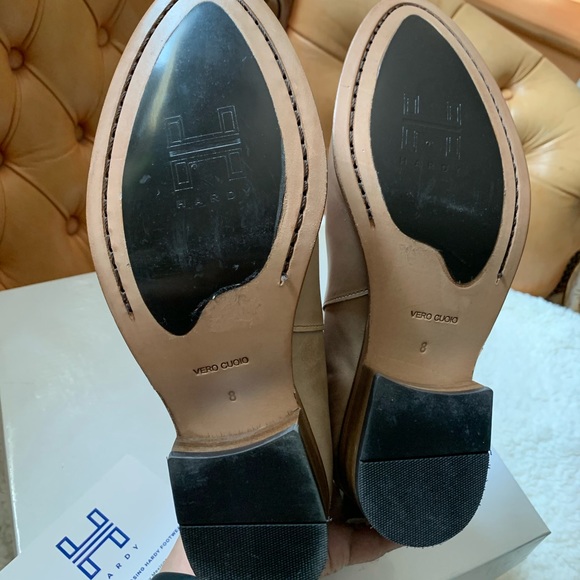Hardy Brand Tan Leather Ankle Bootie Mexico US8 - Picture 16 of 16